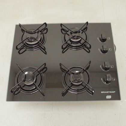 Cooktop 4 bocas Brastemp com grades piatina e acendimento automático - BDD61AEUS2_WOTIMO_CL5090802 BIVOLT