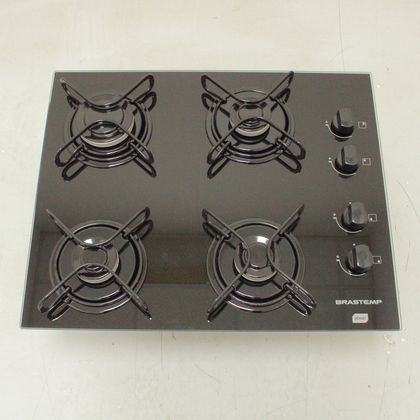 Cooktop 4 bocas Brastemp com grades piatina e acendimento automático - BDD61AEUS2_WOTIMO_CL5091177 BIVOLT