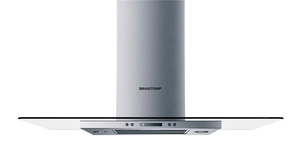 Coifa Vidro Plano Ilha Brastemp 100cm Outlet - BAV10AR_OUT