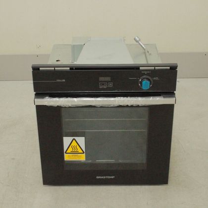 Forno de Embutir a Gás Brastemp 78 Litros Preto com Grill e Timer Touch - BOA84AERS1_WEXCELE_CL5244236 220V