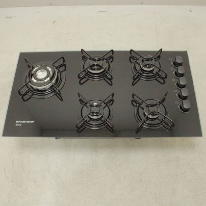 Cooktop 5 bocas Brastemp com quadrichama e acendimento automático - BDD85AEUS1_WEXCELE_CL5513465 BIVOLT