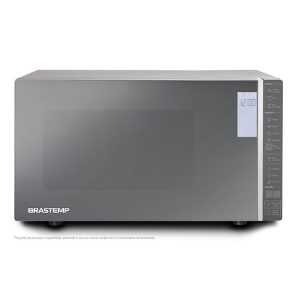 Micro-ondas Brastemp 32 Litros cor Inox Espelhado com Grill e Painel Integrado - BMG45AR 110V Micro-ondas Brastemp 32 Litros cor Inox Espelhado com Grill e Painel Integrado - BMG45AR 110V