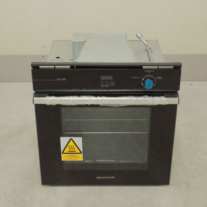 Forno de Embutir a Gás Brastemp 78 Litros Preto com Grill e Timer Touch - BOA84AERS1_WEXCELE_CL5255629 220V