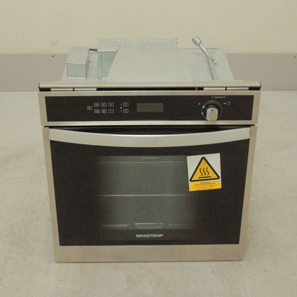 Forno de Embutir a Gás Brastemp 78 Litros Cor Inox com Convecção e Termômetro Meat Control - BOH84ARRS3_WBOM_CL5288984 220V