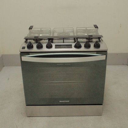Fogão Brastemp 5 Bocas de Embutir Cor Inox com Turbo Chama e Touch Timer - BYS5PCRUS3_WBOM_CL5286722 BIVOLT