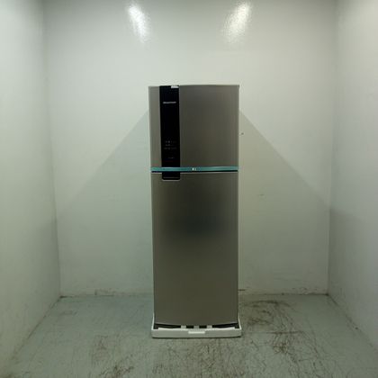Geladeira Brastemp Frost Free Duplex 375 litros cor Inox com Espaço Adapt - BRM45JKAS1_WEXCELE_JA6827190 110V