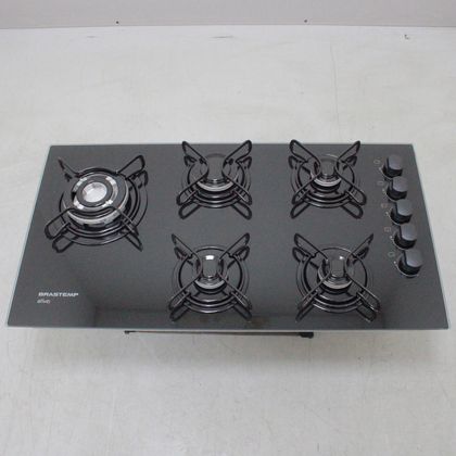 Cooktop 5 bocas Brastemp com quadrichama e acendimento automático - BDD85AEUS2_WOTIMO_CA6003368 BIVOLT