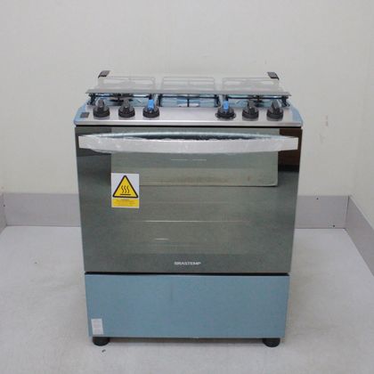 Fogão Brastemp 5 Bocas Cor Inox com Botões Removíveis e Exclusivo Aro Protetor - BFS5NCRUS1_WEXCELE_CA6075990 BIVOLT