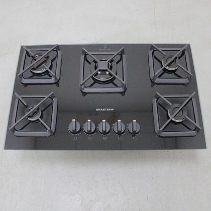 Cooktop Brastemp 5 Bocas a Gás, Grades de Ferro Fundido e Chamas Especiais - BDS75AEUS2_WOTIMO_CA6073440 BIVOLT