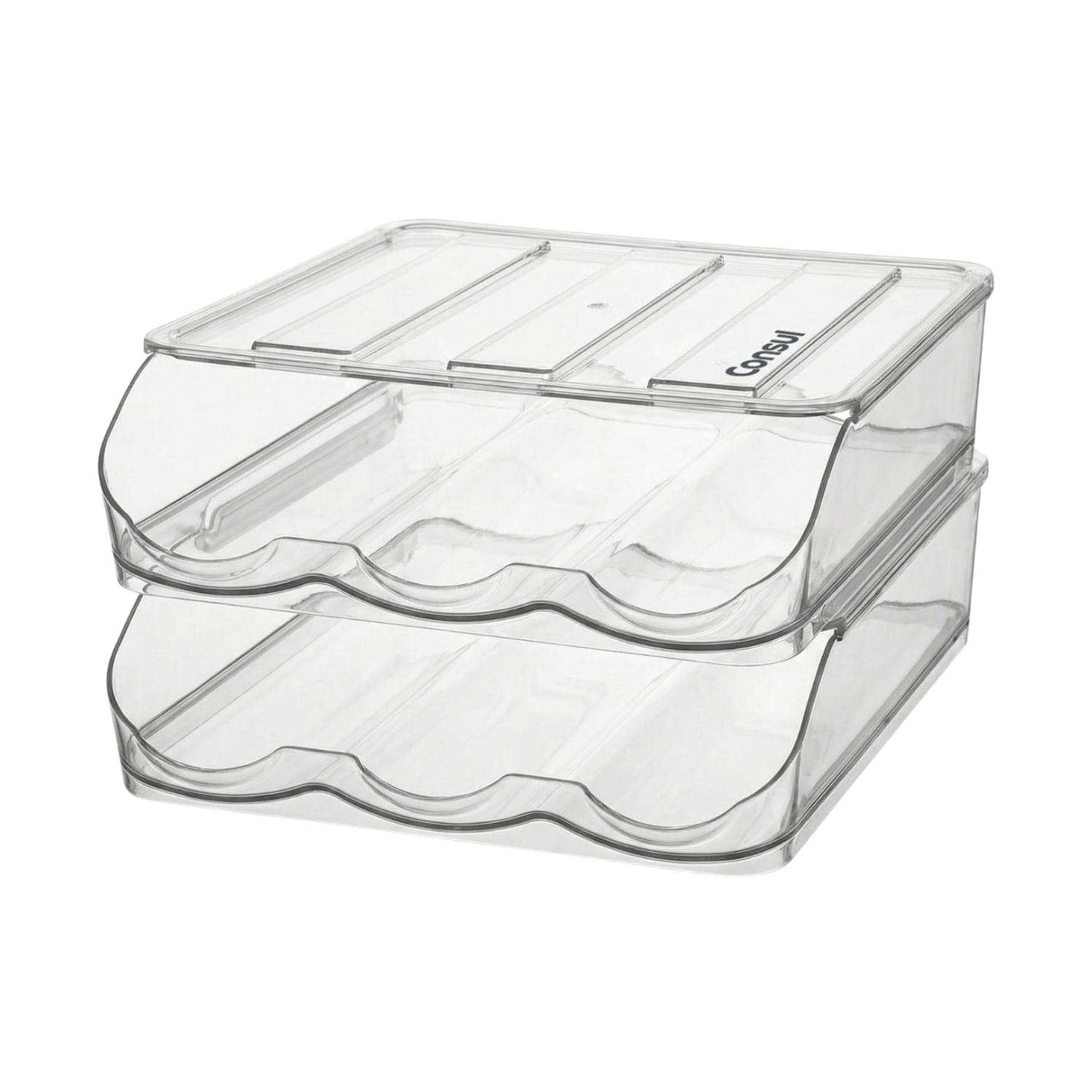 Porta Ovos 2 Andares Transparente Consul - 600000001 600000001