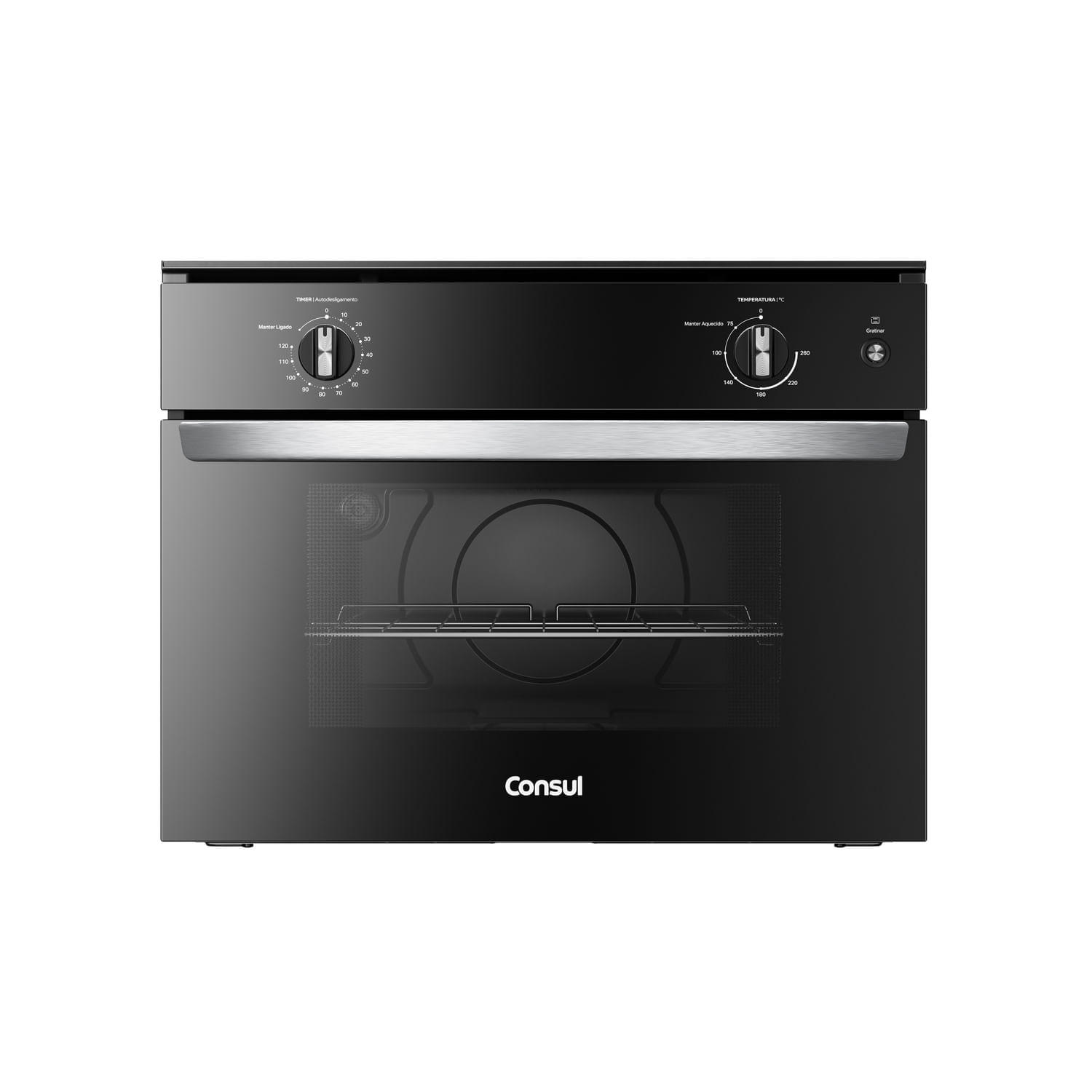 Combo Forno de Embutir Elétrico Preto + Luva Térmica de Silicone Cinza Consul (COB47BE + 600000000) - COB47_0000_CJ