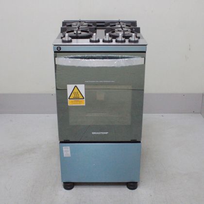 Fogão Brastemp 4 Bocas Inox com Mesa de Vidro, Dupla Chama e Grill Elétrico - BFO4VBRRS1_WEXCELE_CB6294409 220V