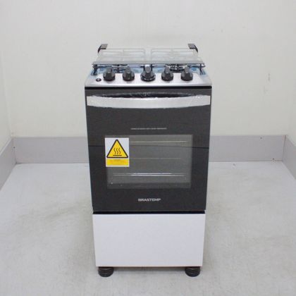 Fogão Brastemp 4 Bocas Branco com Dupla Chama e Grades Individuais - BFO4EBBUS1_WEXCELE_CB6249317 BIVOLT