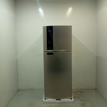 Geladeira Duplex Frost Free 461 Litros A+++ Cor Inox com Tecnologia Turbo Control e Fresh Box - BRM56FKAS3_WBOM_JB6337402 110V
