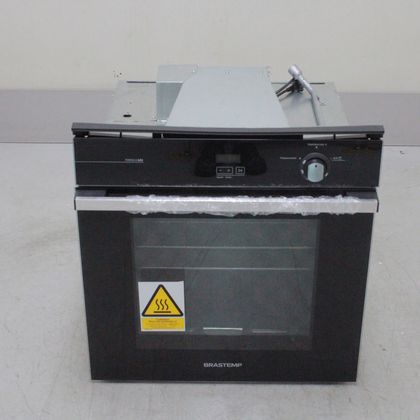Forno de Embutir a Gás Brastemp 78 Litros Preto com Grill e Timer Touch - BOA84AERS1_WEXCELE_CB6335205 220V
