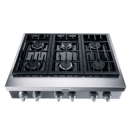 Rangetop de Embutir Semiprofissional Brastemp Gourmand 6 Bocas Inox com Chamas de Alta Potência e Simmer - BDR90AR 110V