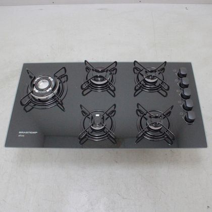 Cooktop 5 bocas Brastemp com quadrichama e acendimento automático - BDD85AEUS2_WOTIMO_CA6044756 BIVOLT