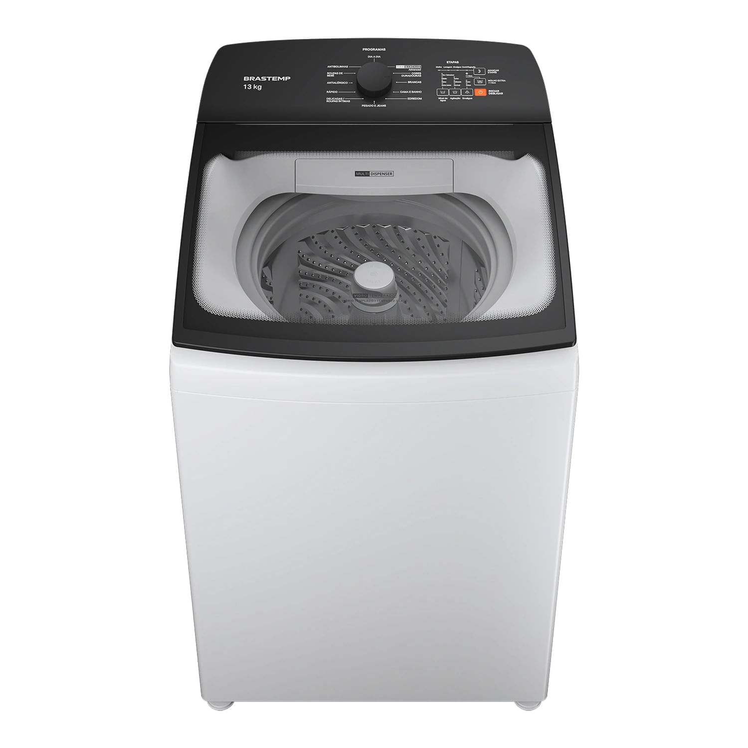 Máquina De Lavar Brastemp 13Kg Branca Com Ciclo Tira Manchas Advanced E Ciclo Antibolinha - Bwm13ab 110V