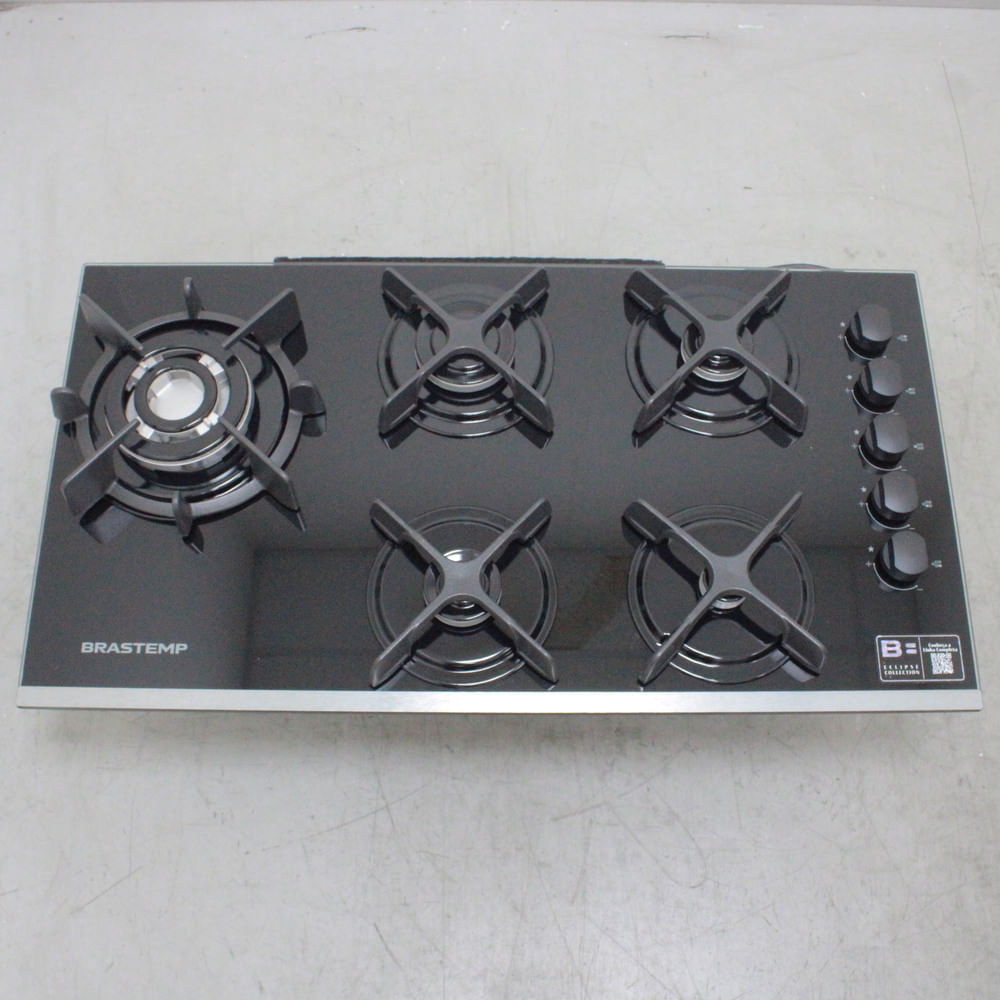 Cooktop 5 Bocas Brastemp Eclipse Collection com Quadrichama - BDD86APUS3_WBOM_CC6204396