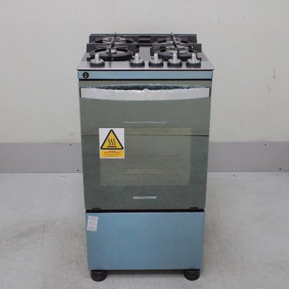 Fogão Brastemp 4 Bocas Inox com Mesa de Vidro, Dupla Chama e Grill Elétrico - BFO4VBRRS2_WOTIMO_CC6383299 220V
