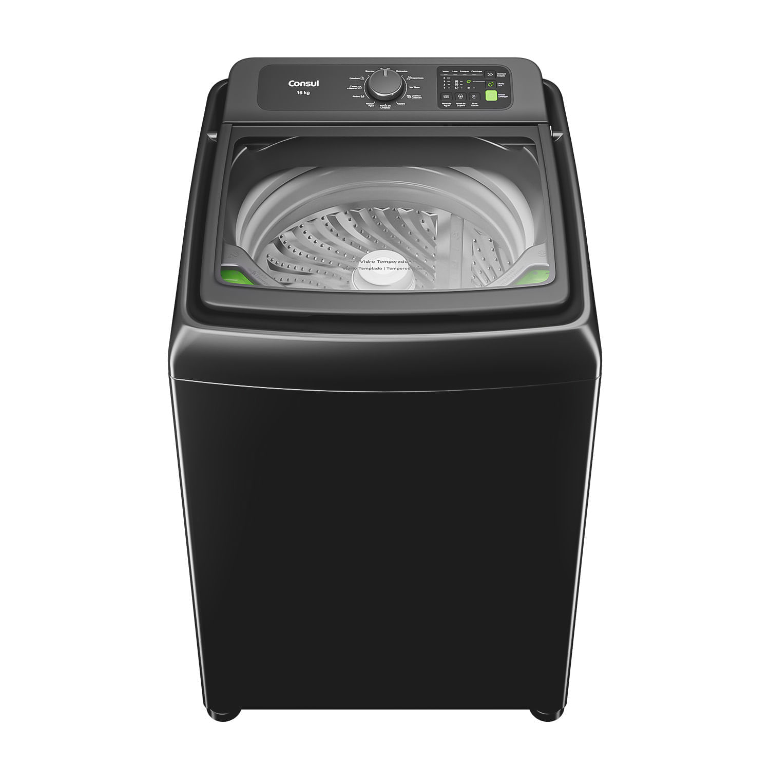 Máquina De Lavar Consul 16Kg Cinza Chumbo Com Modo Eco - Cwn16a9 110V