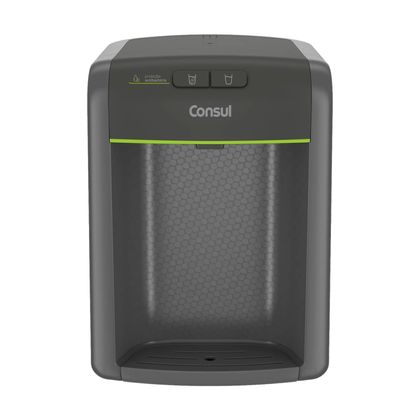 Purificador de Água Consul Cinza Refrigerado, com Proteção Antibactérias - CPB34AF Bivolt