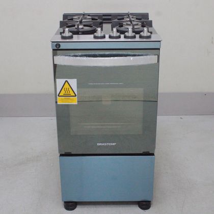 Fogão Brastemp 4 Bocas Inox com Mesa de Vidro, Dupla Chama e Grill Elétrico - BFO4VBRNS3_WBOM_CC6470970 110V