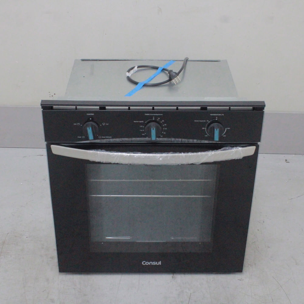 Forno De Embutir Elétrico Consul 84 Litros Preto Com Timer Autodesligamento E Grill - Cob84beas1_Wexcele_Cc6417685 110V