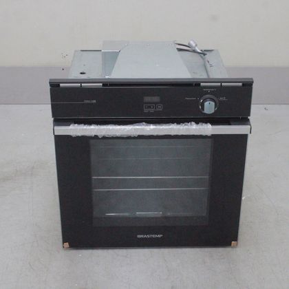 Forno de Embutir a Gás Brastemp 78 Litros Preto com Grill e Timer Touch - BOA84AERS1_WEXCELE_CC6417428 220V