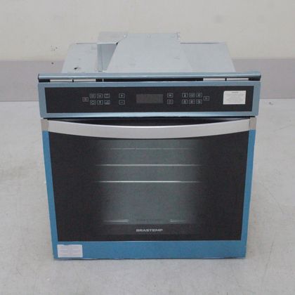 Forno de Embutir Elétrico Brastemp 84 Litros Cor Inox com Convecção e Termômetro Meat Control - BOT84ARBS1_WEXCELE_CC6470514 220V