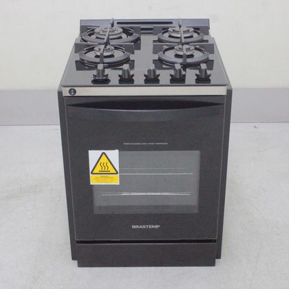 Fogão Brastemp 4 Bocas de Embutir Preto com Mesa de Vidro e Dupla Chama - BYO4XAEUS1_WEXCELE_CC6471399 BIVOLT