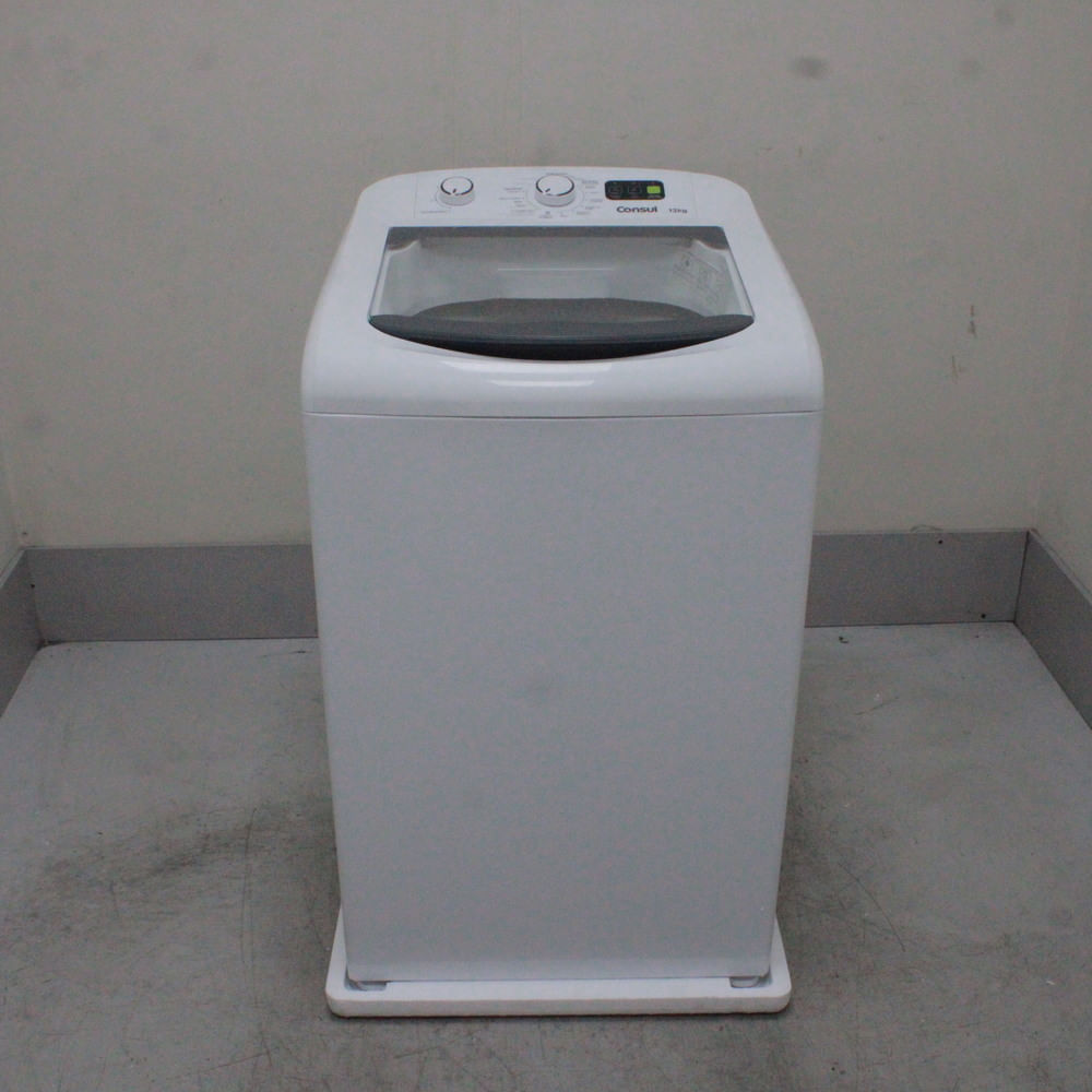 Máquina De Lavar Branca Consul 12Kg Com Dosagem Econômica E Ciclo Edredom - Cwm12abbs3_Wbom_Cc6575395 220V