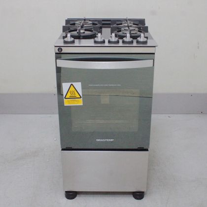 Fogão Brastemp 4 Bocas Inox com Mesa de Vidro, Dupla Chama e Grill Elétrico - BFO4VBRRS2_WOTIMO_CC6476973 220V