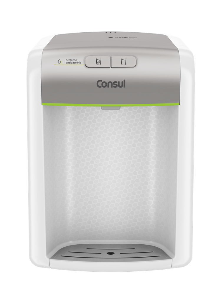Purificador de Água Consul Prata Refrigerado, com Proteção Antibactérias Outlet - CPB34AS_OUT