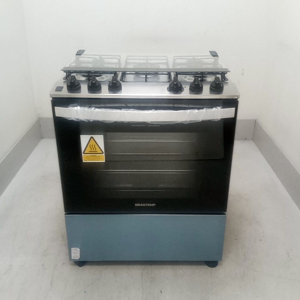 Fogão Brastemp 5 Bocas Cor Inox Com Turbo Chama - Bfs5gdrrs2_Wotimo_Cd6553940 220V