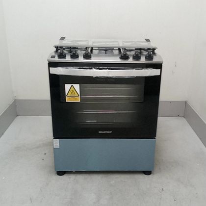 Fogão Brastemp 5 Bocas Cor Inox com Turbo Chama - BFS5GDRRS3_WBOM_CD6560097 220V