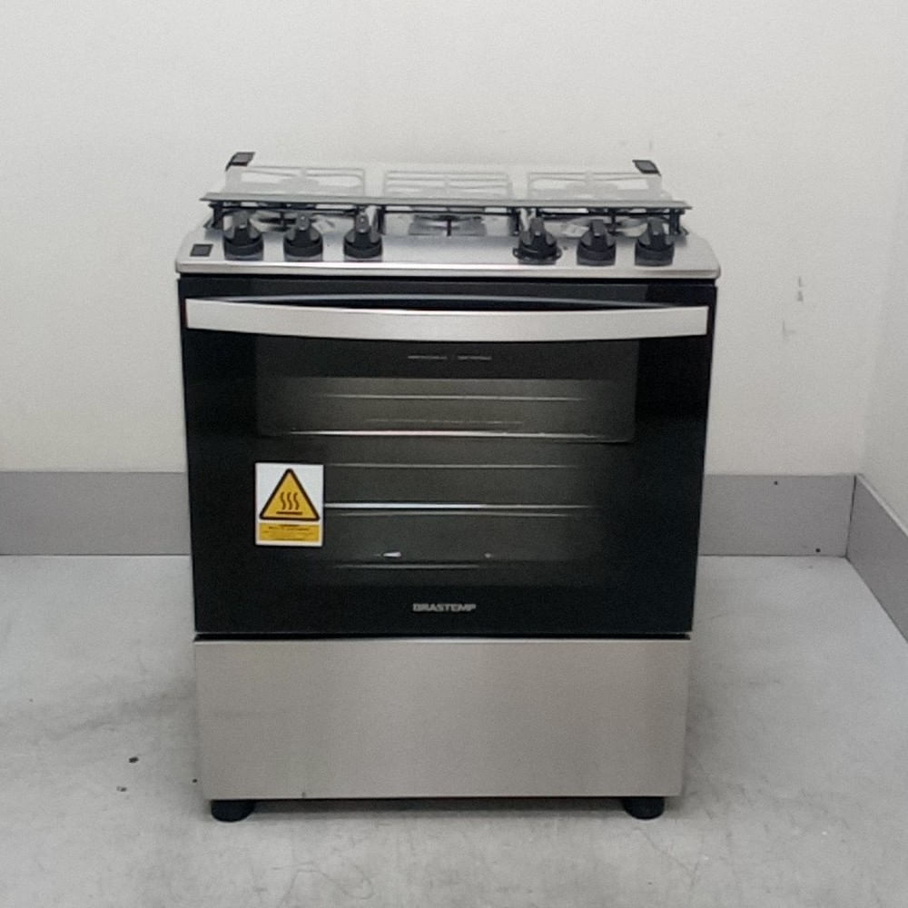 Fogão Brastemp 5 Bocas Cor Inox Com Turbo Chama - Bfs5gdrrs2_Wotimo_Cd6571644 220V