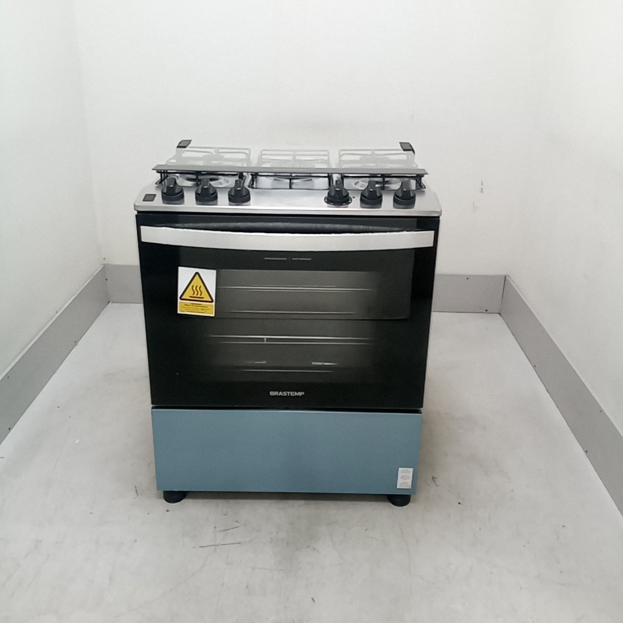 Fogão Brastemp 5 Bocas Cor Inox Com Turbo Chama - Bfs5gdrrs2_Wotimo_Cd6596051 220V