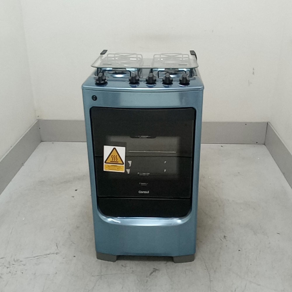 Fogão Consul 4 Bocas Inox Com Acendimento Automático - Cfo4narus2_Wotimo_Cd6426792 Bivolt