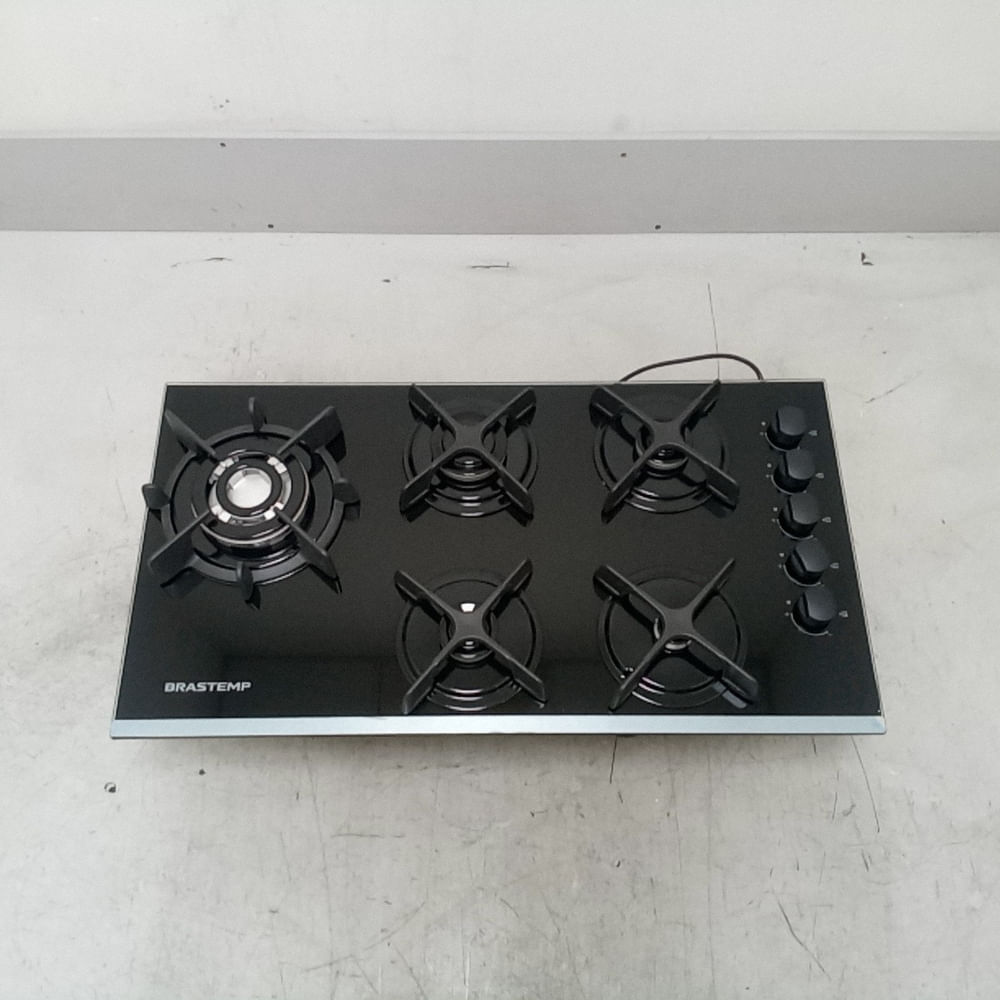 Cooktop 5 Bocas Brastemp Eclipse Collection com Quadrichama - BDD86APUS3_WBOM_CE6501127
