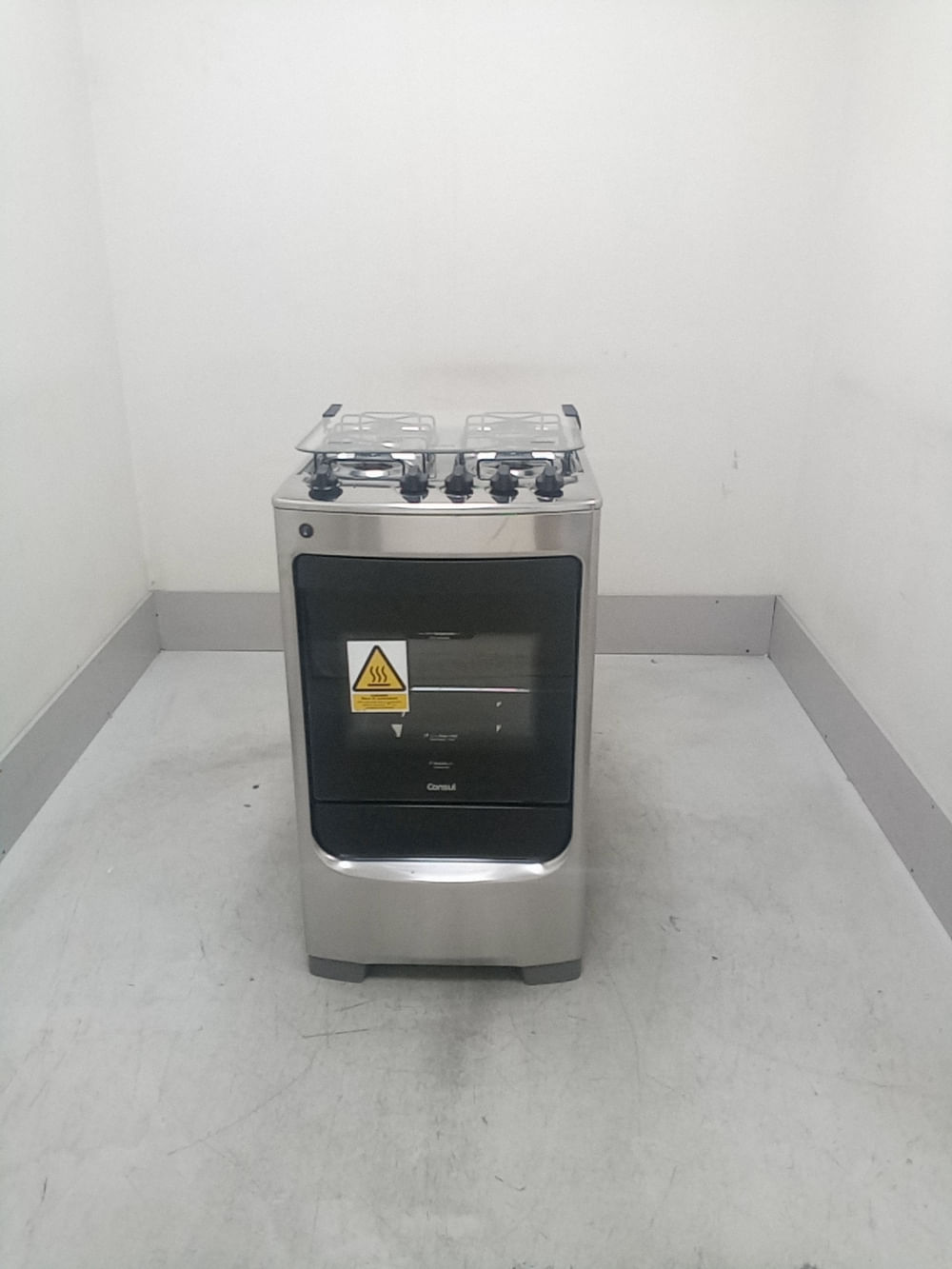 Fogão Consul 4 Bocas Inox Com Acendimento Automático - Cfo4narus3_Wbom_Ce6485300 Bivolt