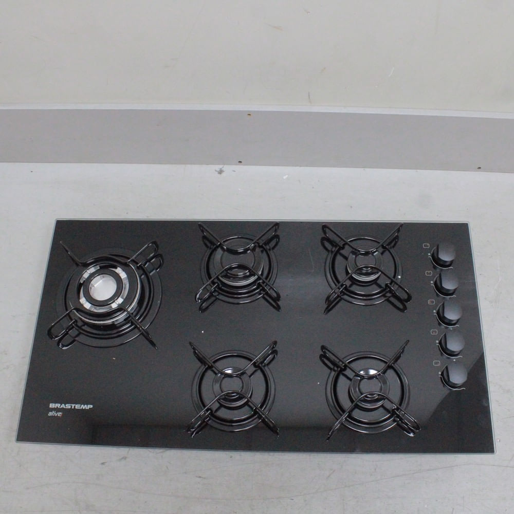 Cooktop 5 bocas Brastemp com quadrichama e acendimento automático - BDD85AEUS2_WOTIMO_CE6477850