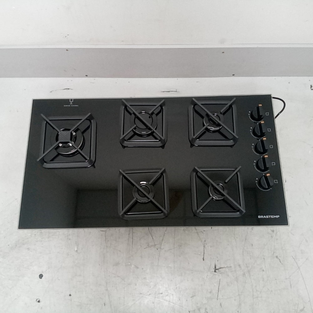 Cooktop Brastemp 5 Bocas A Gás, Grades De Ferro Fundido E Super Chama Lateral - Bds85aeus2_Wotimo_Ce6477849 Bivolt