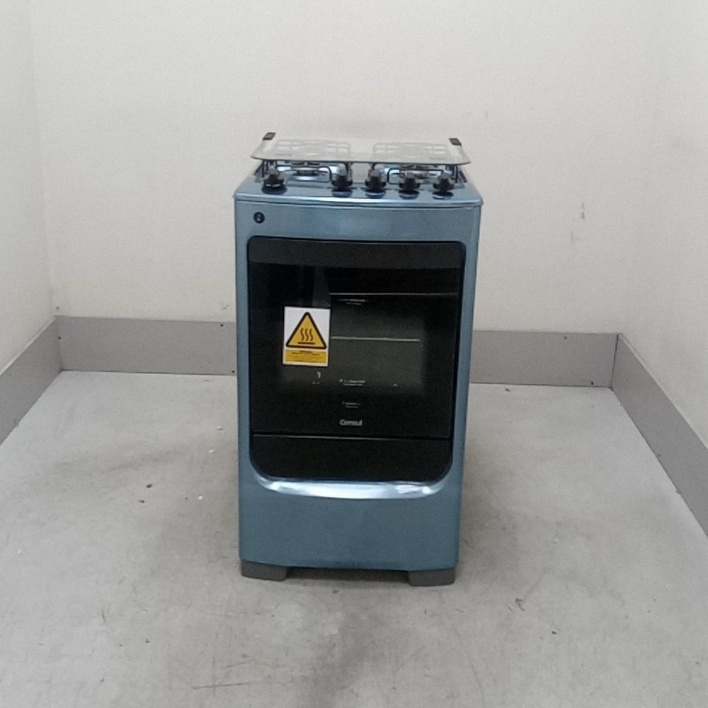 Fogão Consul 4 Bocas Inox Com Acendimento Automático - Cfo4narus1_Wexcele_Ce6502852 Bivolt