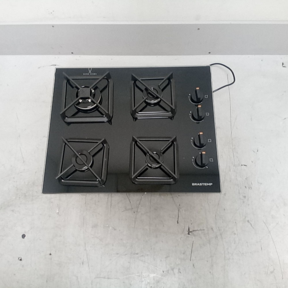 Cooktop Brastemp 4 Bocas A Gás, Grades De Ferro Fundido E Chamas Especiais - Bds62aeus2_Wotimo_Ce6477490 Bivolt