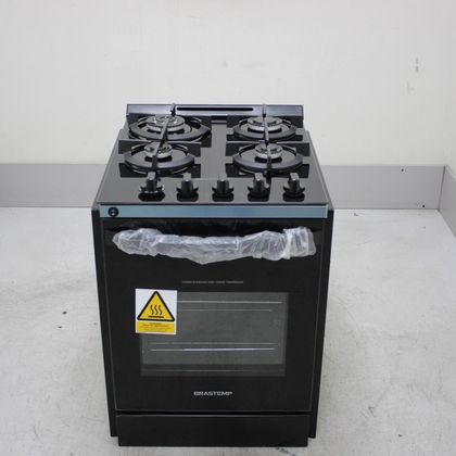 Fogão Brastemp 4 Bocas de Embutir Preto com Mesa de Vidro e Dupla Chama - BYO4XAEUS2_WOTIMO_CE6614295 BIVOLT