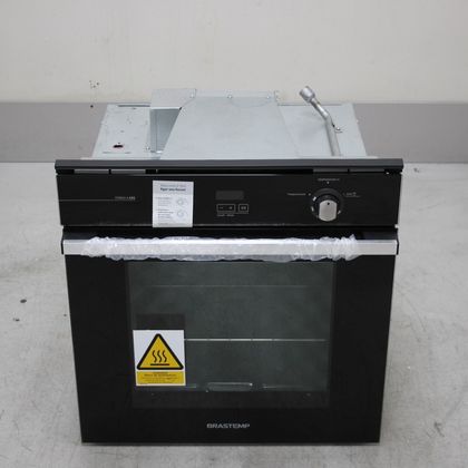 Forno de Embutir a Gás Brastemp 78 Litros Preto com Grill e Timer Touch - BOA84AERS1_WEXCELE_CE6615258 220V