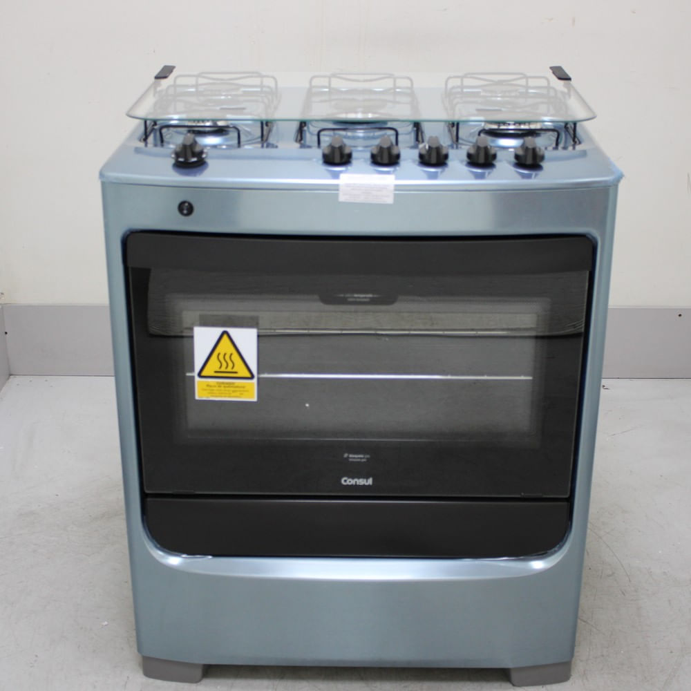Fogão Consul 5 Bocas Inox Com Botões Removíveis - Cfs5narus1_Wexcele_Ce6525427 Bivolt