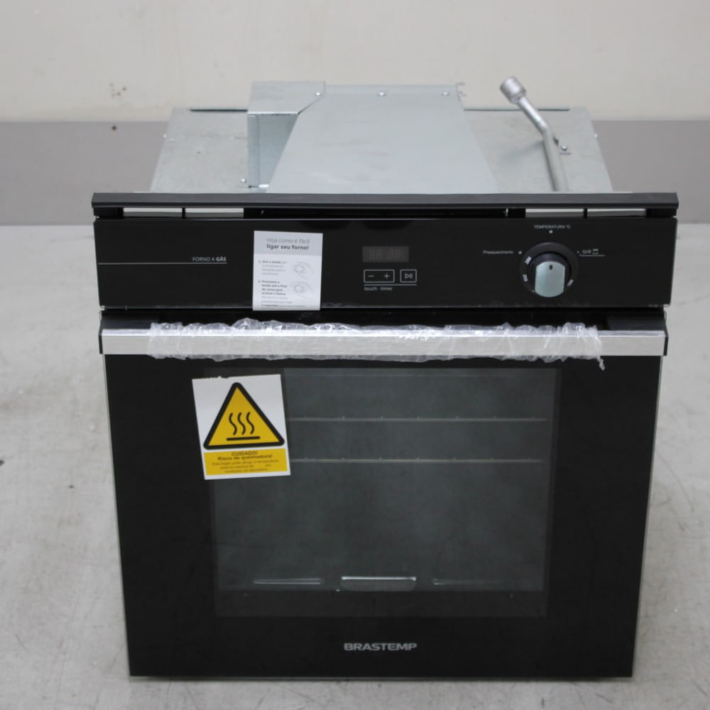 Forno De Embutir A Gás Brastemp 78 Litros Preto Com Grill E Timer Touch - Boa84aers2_Wotimo_Ce6615259 220V