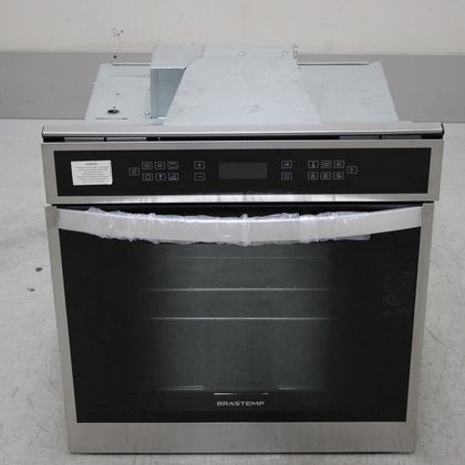 Forno de Embutir Elétrico Brastemp 84 Litros Cor Inox com Convecção e Termômetro Meat Control - BOT84ARBS3_WBOM_CE6615369 220V